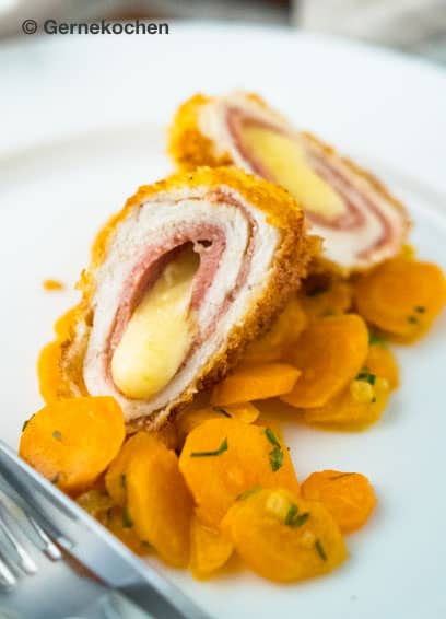 Hähnchen Cordon bleu mit Aoste Salami