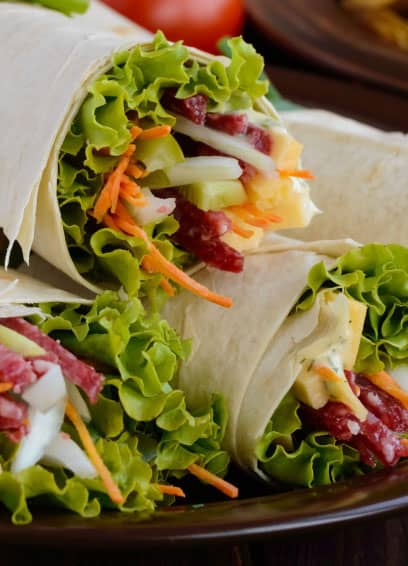 Wraps mit Aoste Salami