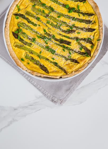 Aromatische Spargel-Tarte