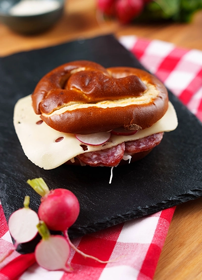 Saftiger Wiesn-Burger