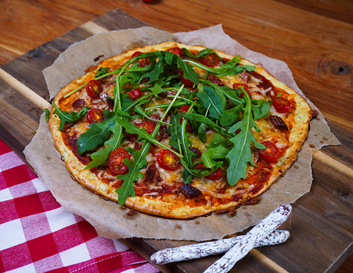 High Protein Pizza h