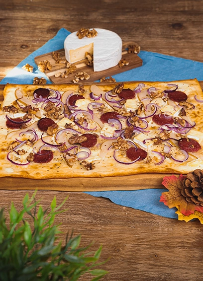 Herbstlicher Flammkuchen