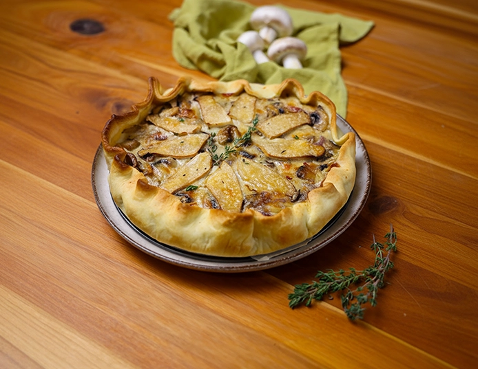 Würzige Pilz-Quiche v