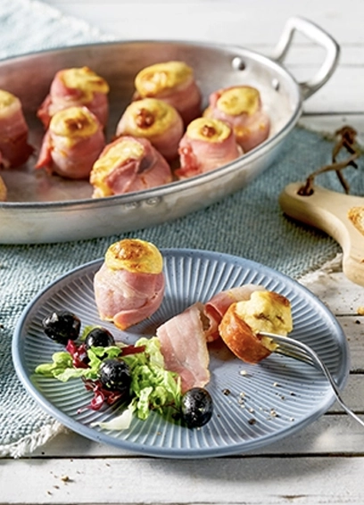 Chorizo-Speck-Pralinen