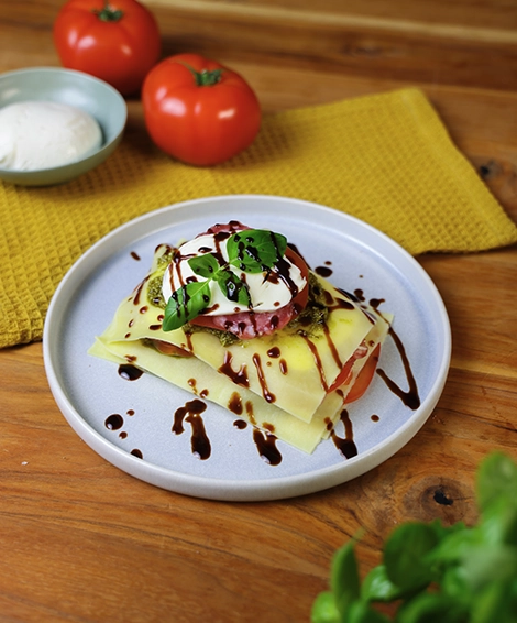 Sommerliche Lasagne